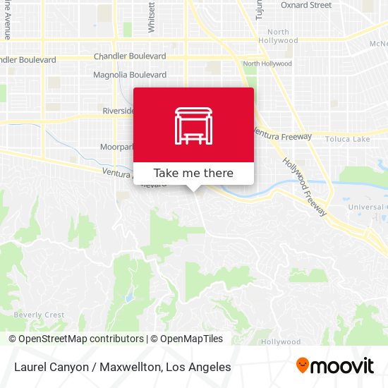 Laurel Canyon / Maxwellton map