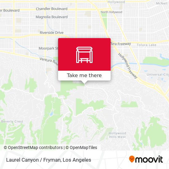 Laurel Canyon / Fryman map