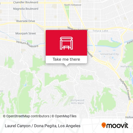 Laurel Canyon / Dona Pegita map
