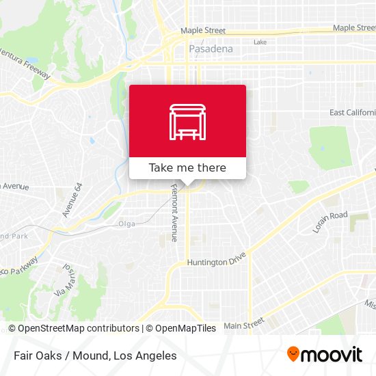 Fair Oaks / Mound map