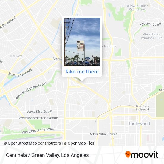 Centinela / Green Valley map