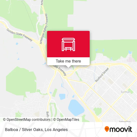 Balboa / Silver Oaks map