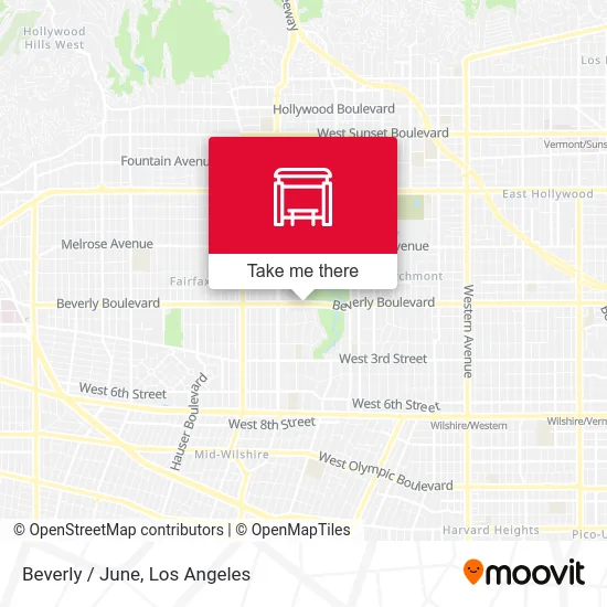 Beverly / June map