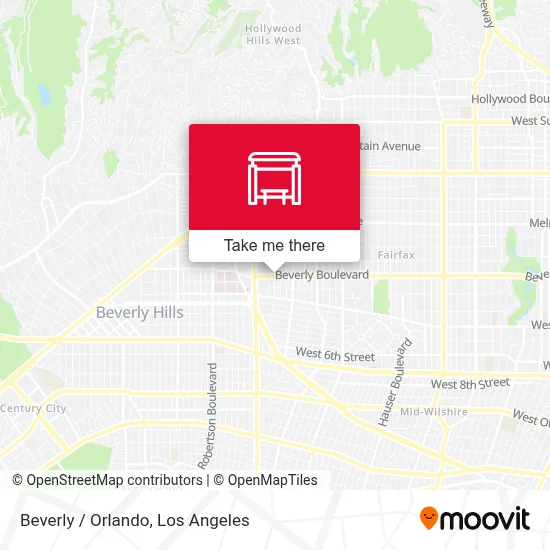 Beverly / Orlando map