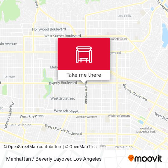 Mapa de Manhattan / Beverly Layover