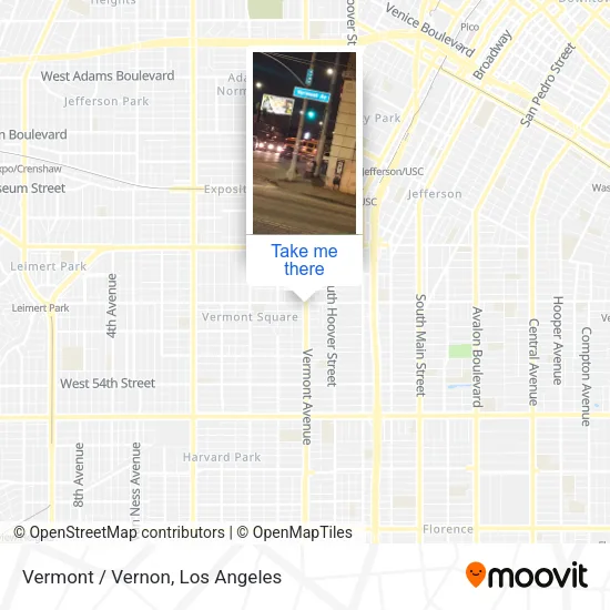 Mapa de Vermont / Vernon