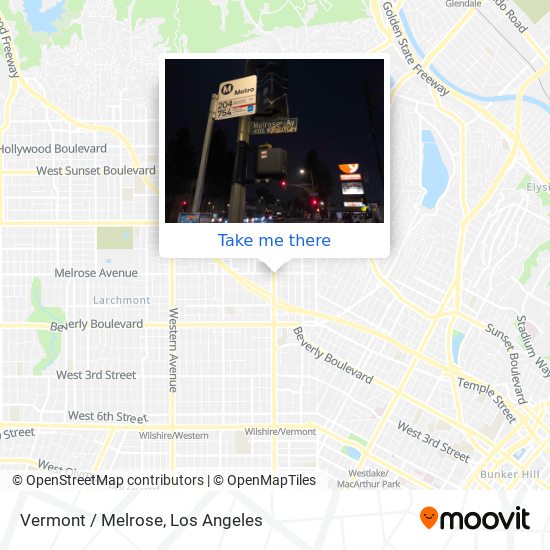 Mapa de Vermont / Melrose