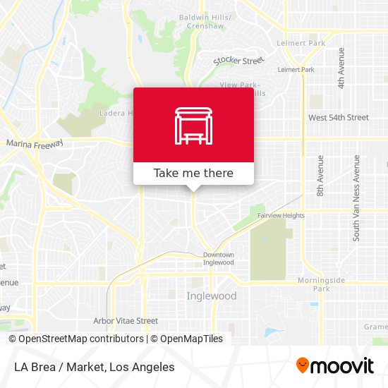 LA Brea / Market map