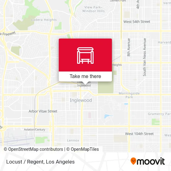 Locust / Regent map