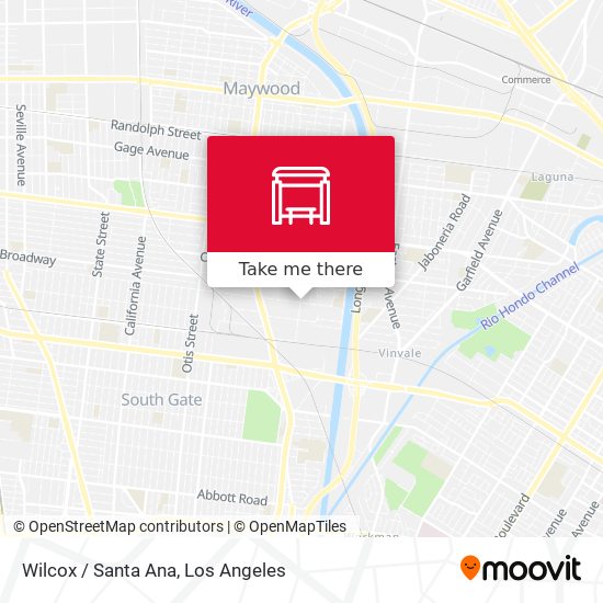 Wilcox / Santa Ana map