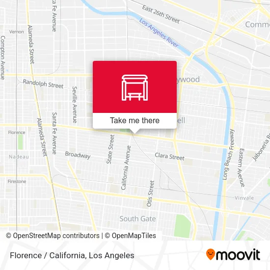 Florence / California map