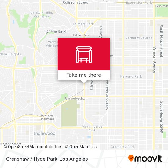 Mapa de Crenshaw / Hyde Park