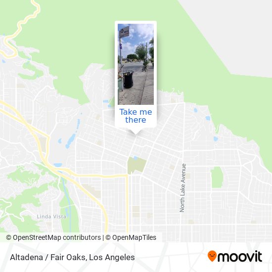 Mapa de Altadena / Fair Oaks