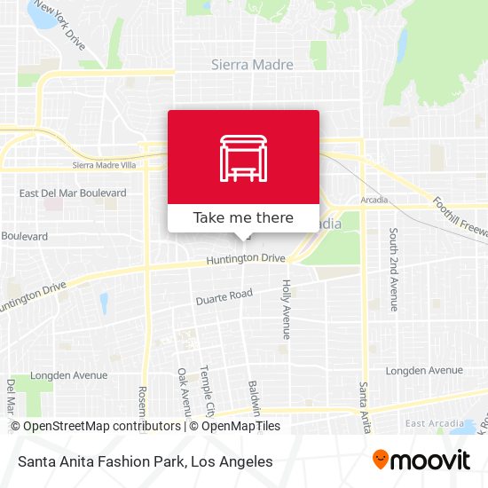 Santa Anita Fashion Park map
