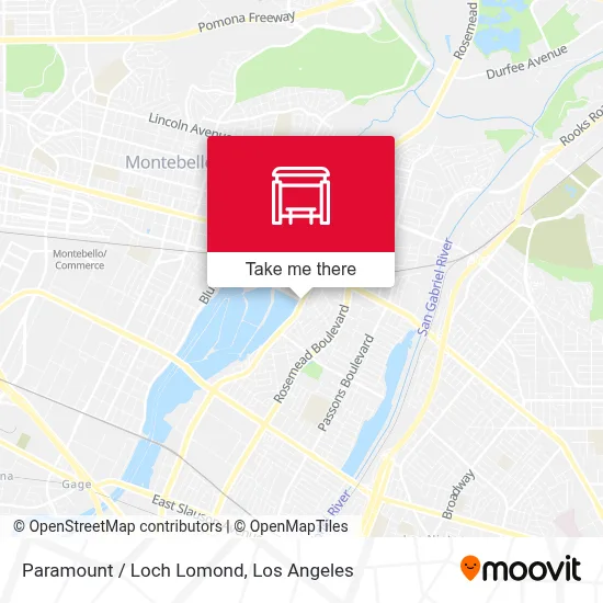 Paramount / Loch Lomond map