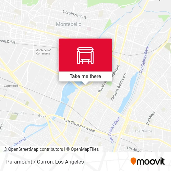 Paramount / Carron map