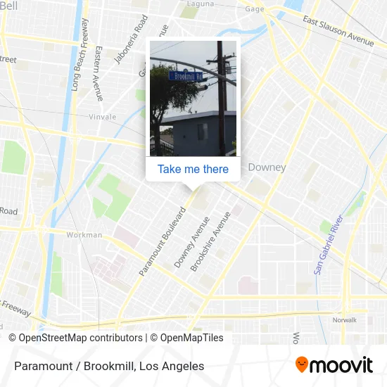 Paramount / Brookmill map