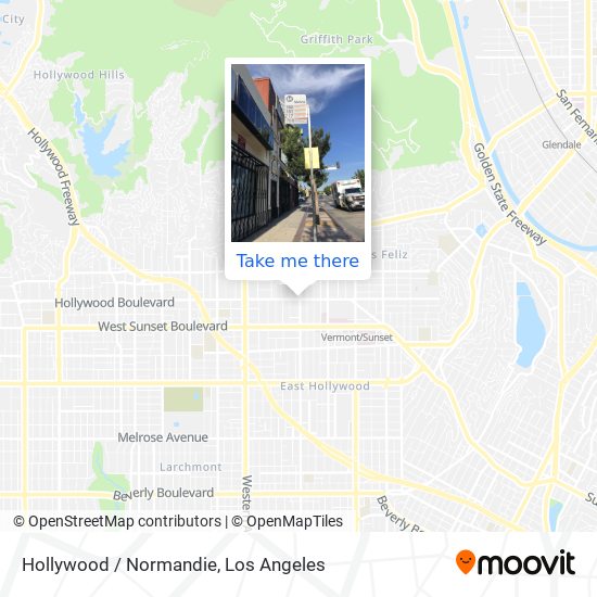 Hollywood / Normandie map
