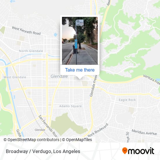 Mapa de Broadway / Verdugo