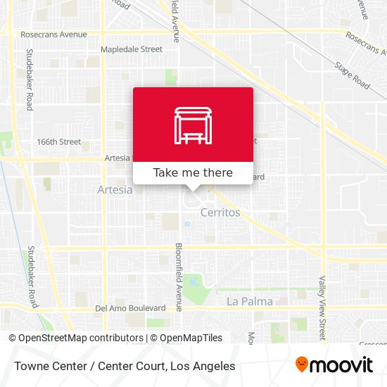 Towne Center / Center Court map