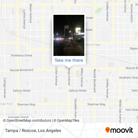 Mapa de Tampa / Roscoe