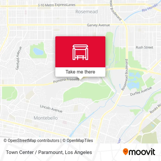 Town Center / Paramount map