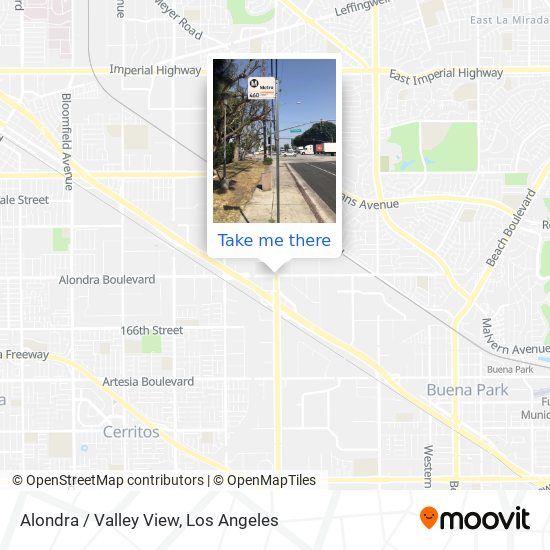 Alondra / Valley View map