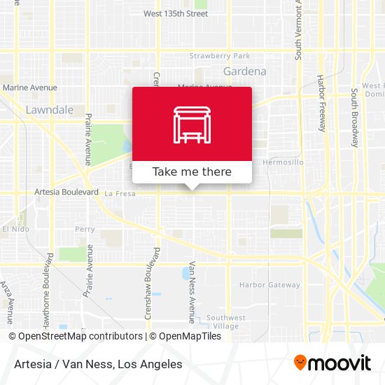 Mapa de Artesia / Van Ness