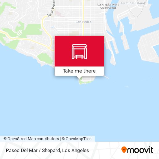 Paseo Del Mar / Shepard map