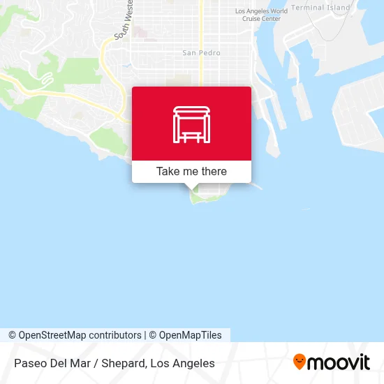 Paseo Del Mar / Shepard map