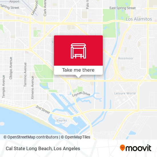 Mapa de Cal State Long Beach