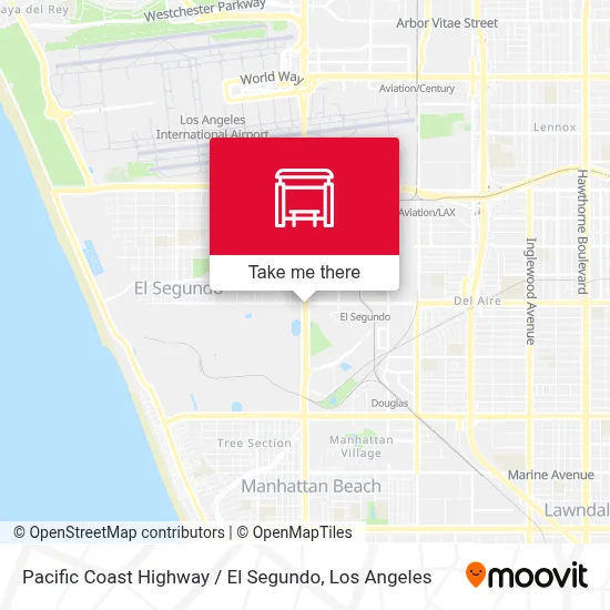 Pacific Coast Highway / El Segundo map