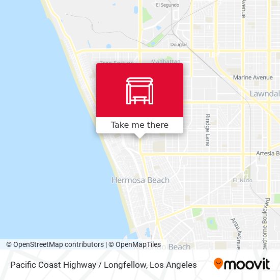 Mapa de Pacific Coast Highway / Longfellow