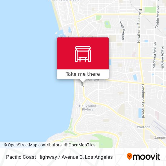 Pacific Coast Highway / Avenue C map
