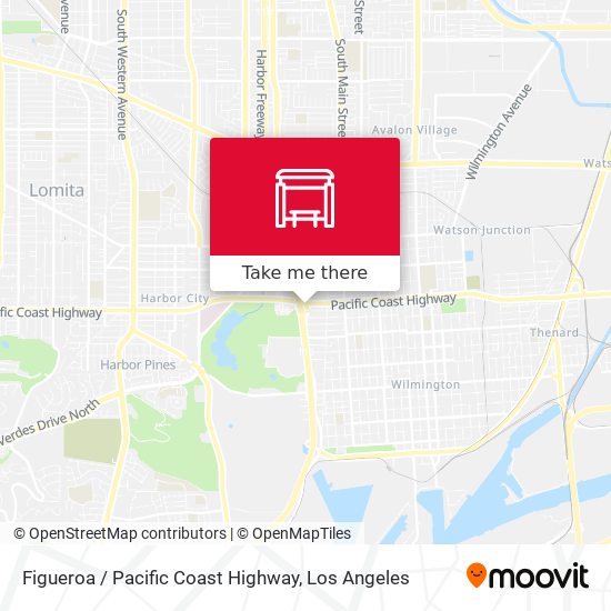Figueroa / Pacific Coast Highway map