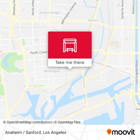 Anaheim / Sanford map