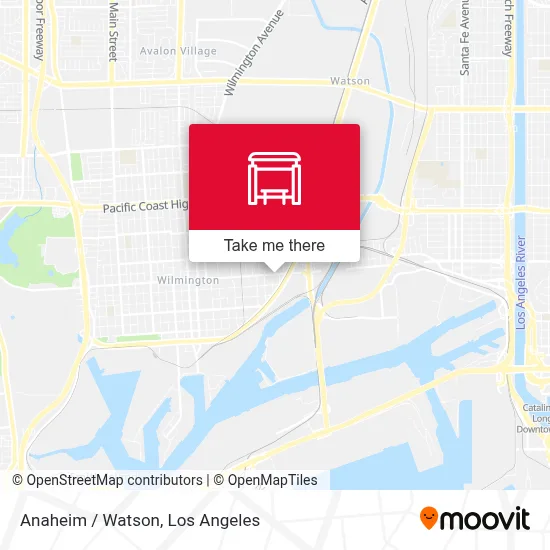 Anaheim / Watson map