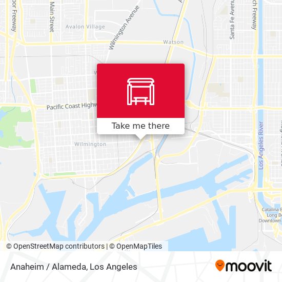 Mapa de Anaheim / Alameda