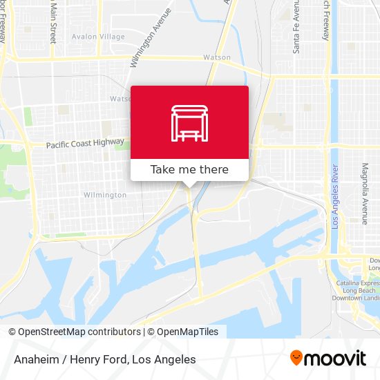 Anaheim / Henry Ford map