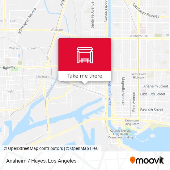 Mapa de Anaheim / Hayes