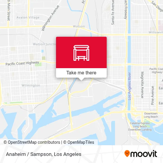 Anaheim / Sampson map