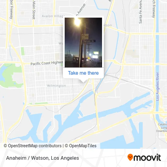 Anaheim / Watson map