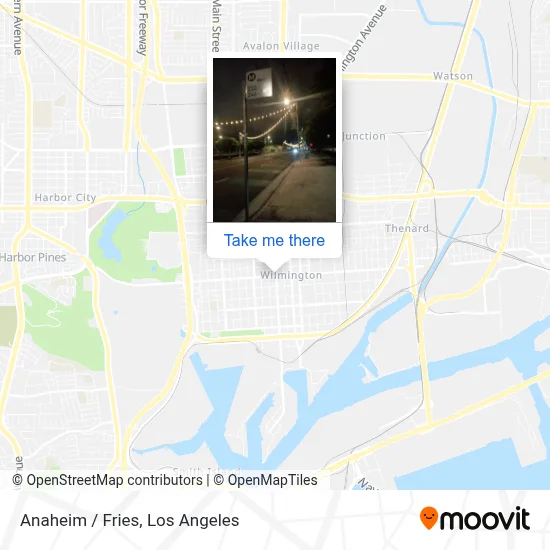 Anaheim / Fries map