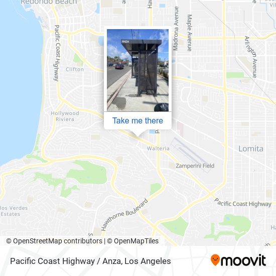 Pacific Coast Highway / Anza map