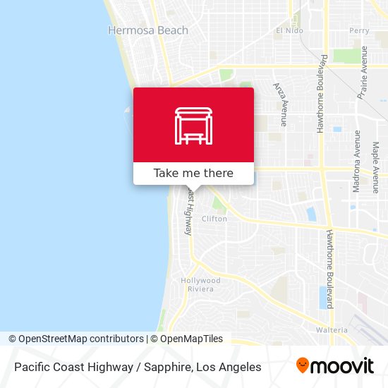 Mapa de Pacific Coast Highway / Sapphire