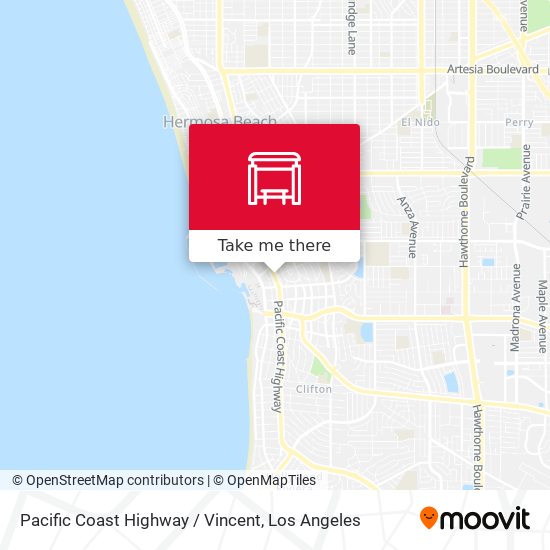 Mapa de Pacific Coast Highway / Vincent