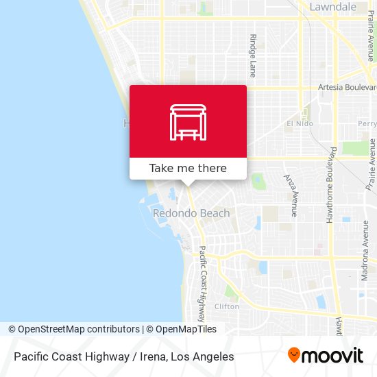 Pacific Coast Highway / Irena map