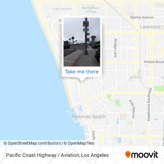 Pacific Coast Highway / Aviation map