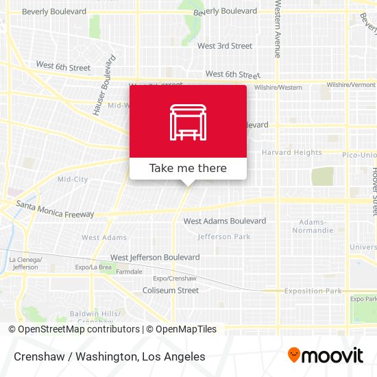 Mapa de Crenshaw / Washington