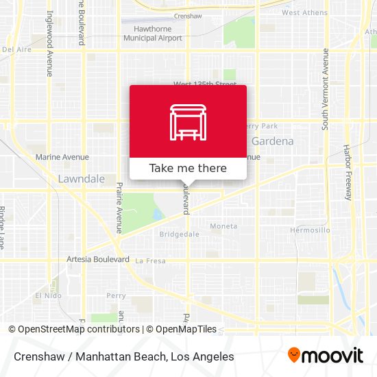 Mapa de Crenshaw / Manhattan Beach